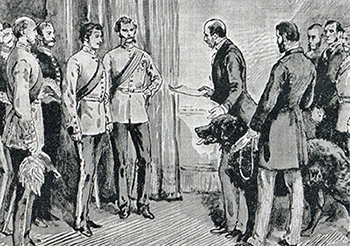 Drawing of the presentation of Cabot