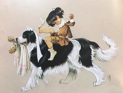 newfoundland dog in peter pan